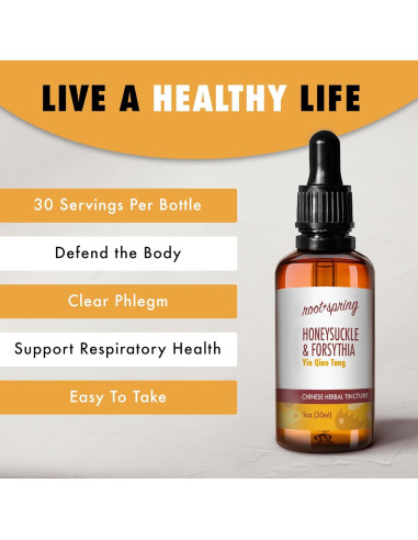 Tintura Herbal Madreselva y Forsythia root + spring 60 ml