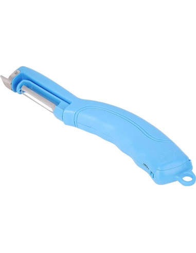 Pelador de Verduras Eléctrico Maxmartt Azul, Cuchilla Inoxidable