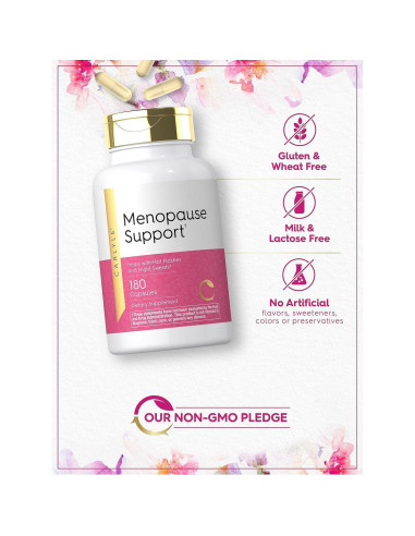 Suplemento Menopausia Carlyle 180 Cápsulas Herbal Sin OGM