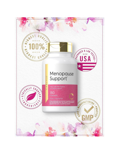 Suplemento Menopausia Carlyle 180 Cápsulas Herbal Sin OGM