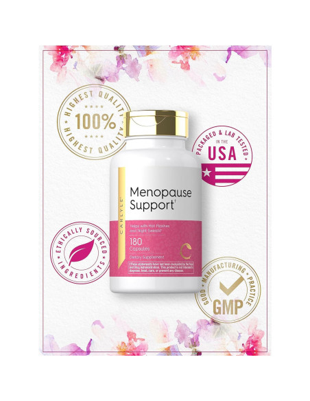 Suplemento Menopausia Carlyle 180 Cápsulas Herbal Sin OGM