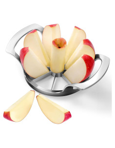 Cortador de Manzanas AUBENR Extra Grande 8 Cuchillas Acero Inoxidable