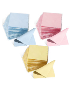 Paños de Pulido Moukeren 150 Pcs Microfibra 8x8 cm