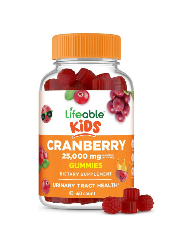 Gomitas de Arándano Lifeable 60 Unidades | Suplemento Vegano