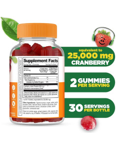 Gomitas de Arándano Lifeable 60 Unidades | Suplemento Vegano 2