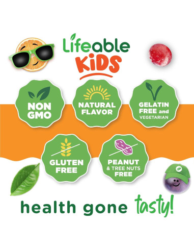 Gomitas de Arándano Lifeable 60 Unidades | Suplemento Vegano