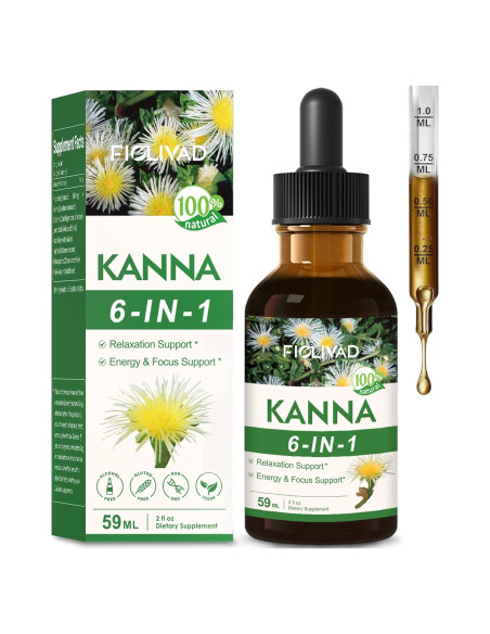 Extracto de Kanna 60ml - Suplemento Herbal Relajante y Energizante
