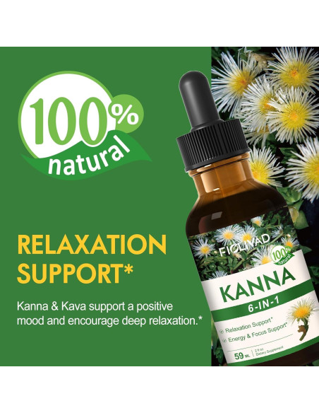 Extracto de Kanna 60ml - Suplemento Herbal Relajante y Energizante