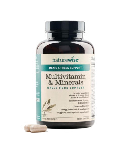 Multivitamina para Hombres NatureWise 60 Cápsulas - Salud y Estrés
