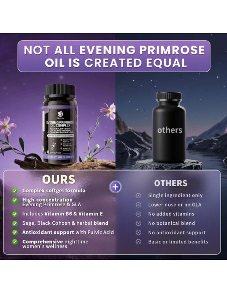 Aceite de Onagra Prensado en Frío Lukaree 90 Softgels 1000mg