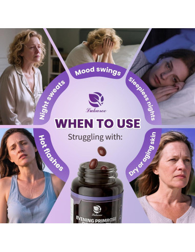 Aceite de Onagra Prensado en Frío Lukaree 90 Softgels 1000mg