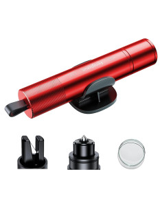 Martillo Rompe Cristales Fenglvxue QCAQC-H-01 Rojo