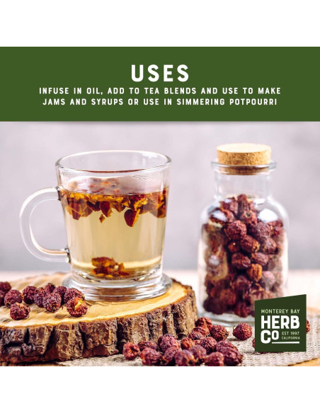 Bayas de Espino Enteras Monterey Bay Herb Co 0.45kg