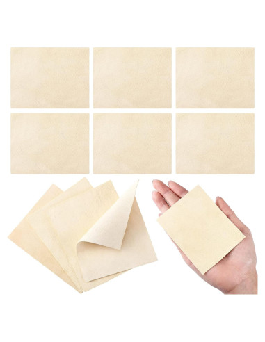 20 Piezas de Tela Chamois Pre Cortadas Potchen para Alfarería