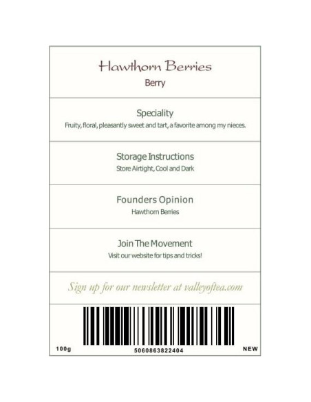 Baya de Espino Orgánica Entera 100g - Valley of Tea