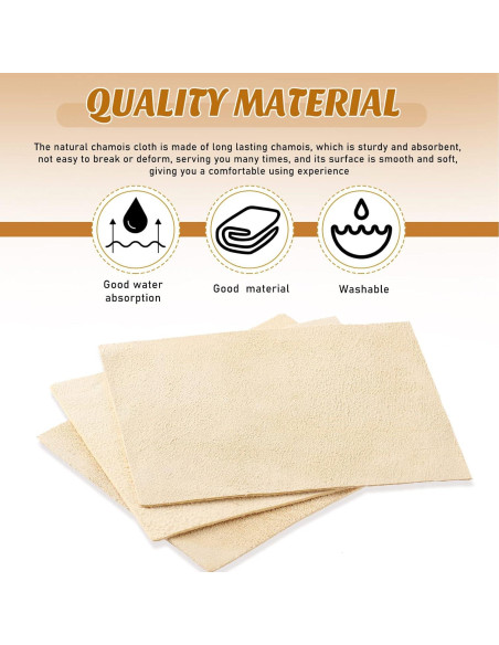 20 Piezas de Tela Chamois Pre Cortadas Potchen para Alfarería