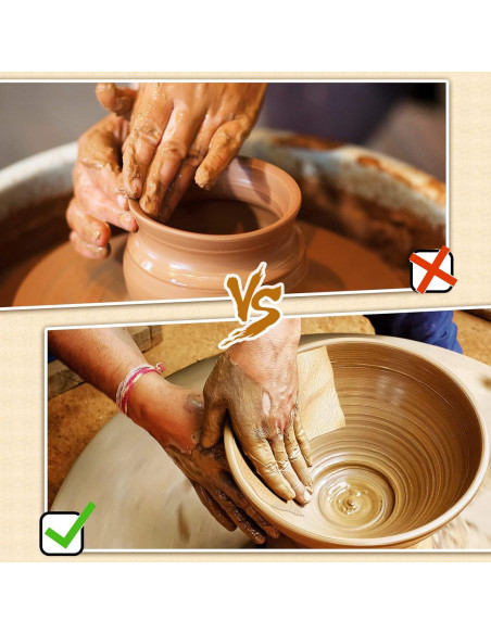 20 Piezas de Tela Chamois Pre Cortadas Potchen para Alfarería