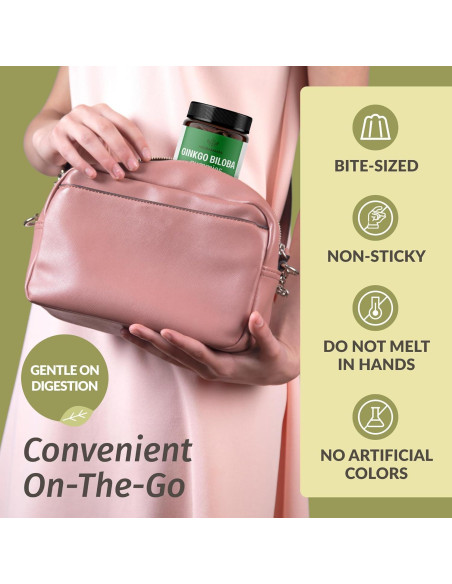 Gominolas Veganas Ginkgo Biloba Herbamama 90 Unidades 120mg