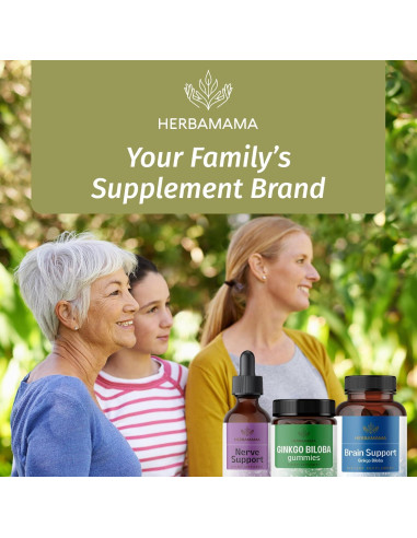 Gominolas Veganas Ginkgo Biloba Herbamama 90 Unidades 120mg