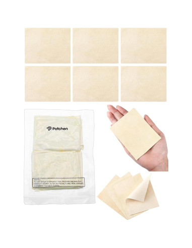 20 Piezas de Tela Chamois Pre Cortadas Potchen para Alfarería