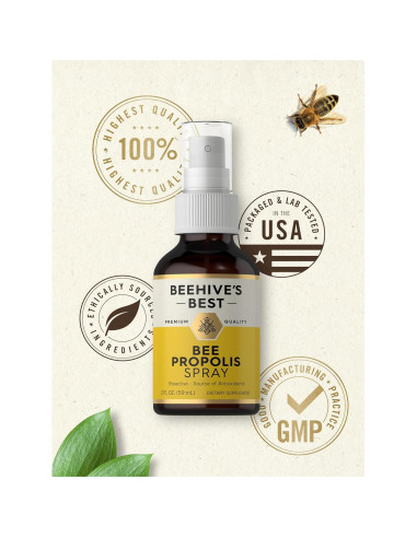 Spray de Propóleos de Abeja Carlyle 59 ml - Antioxidante Natural