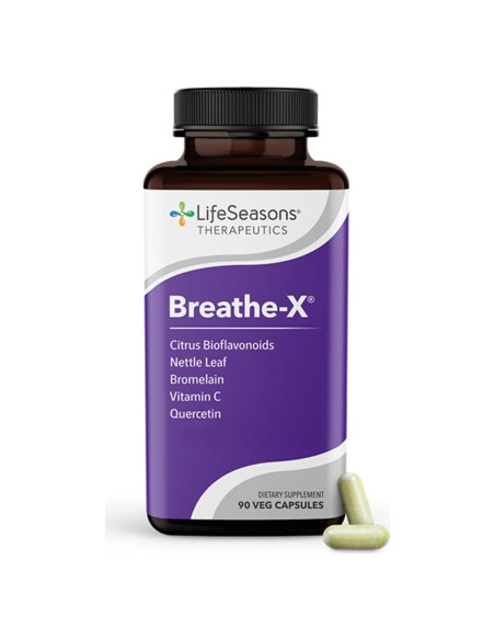Breathe-X LifeSeasons - Suplemento Alivio Alergias 90 Cápsulas