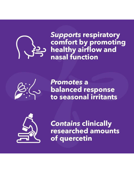 Breathe-X LifeSeasons - Suplemento Alivio Alergias 90 Cápsulas