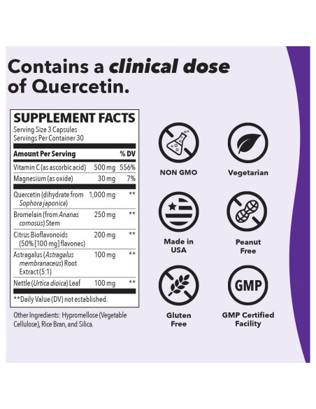 Breathe-X LifeSeasons - Suplemento Alivio Alergias 90 Cápsulas
