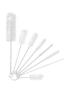 Juego de 8 Cepillos Limpiadores de Botellas y Pajitas Yolaist