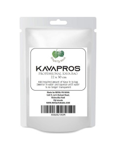 Bolsa de Colador Reutilizable Kava de Fiji Real 20x30cm 2