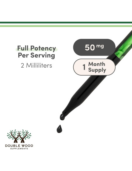 Gotas Líquidas de Clorofila Double Wood 60ml Sabor Menta