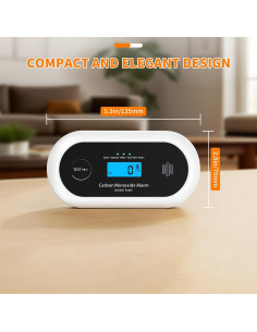 Detector de Monóxido de Carbono Alertlink VC22R Portátil 2