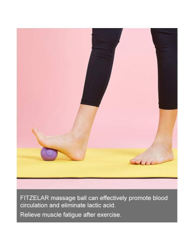 Pelota de Masaje Lacrosse FITZELAR 6.35 cm Alivio Dolor