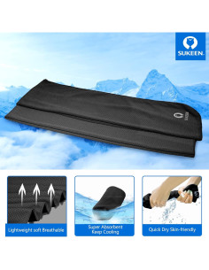 Toallas Enfriadoras Sukeen 4 Unidades Microfibra 101.6x30.5cm 2