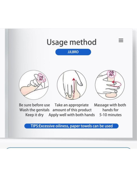 Crema de Aumento XXL ProStim JJLBRO - Fuerza y Grosor