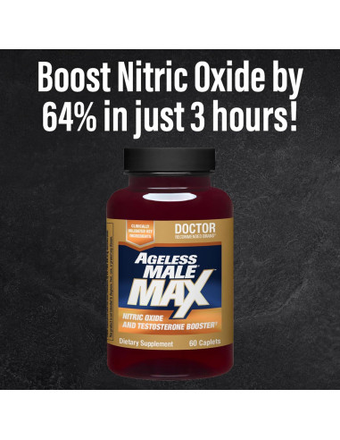 Ageless Male Max Suplemento Testosterona 60 Tabletas