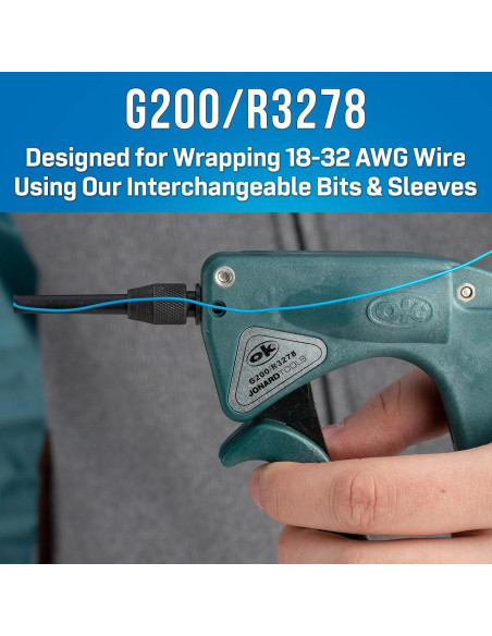 Kit de Envoltura de Cables Eléctricos Jonard WWK-1 22-24 AWG