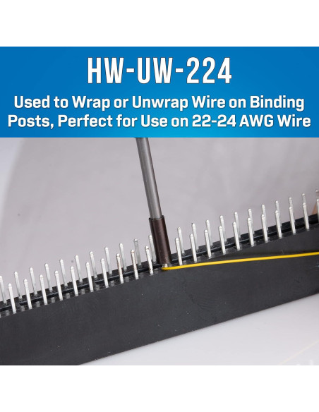 Kit de Envoltura de Cables Eléctricos Jonard WWK-1 22-24 AWG