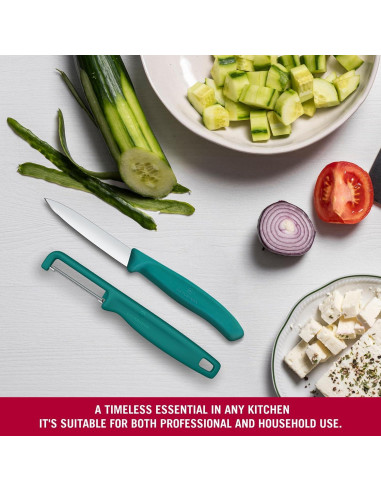 Set de Cuchillos de Pelar Victorinox Swiss Classic 2 Piezas Verde