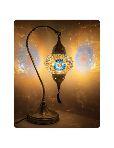 Lámpara de Mesa Yarra-Decor Turca de Mosaico 38cm LED