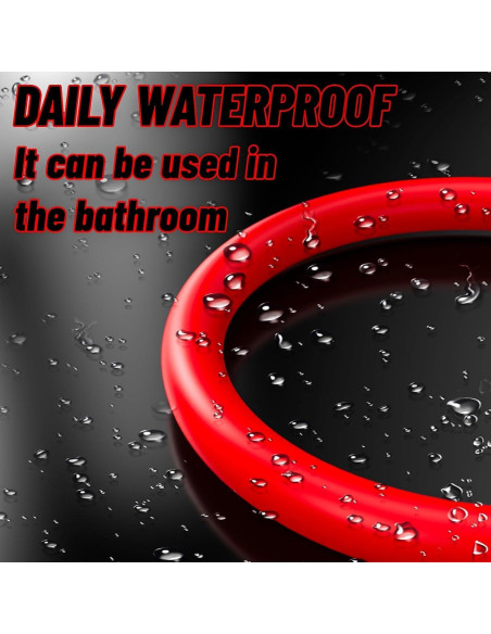 6 Pcs Anillos de Silicona Genérico para Hombres - Placer Mejorado