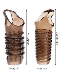 Funda Extensora Texturizada para Hombres - 2 Pcs - Gris 2