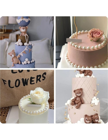 Molde de Silicona MIYAHOUSE Oso de Peluche Set de 4 Piezas