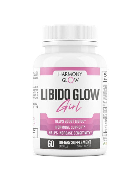Aumentador de Libido para Mujeres Libido Glow Girl - 60 Cápsulas