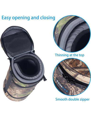 Bolsa de lente ZZQ&CCF para cámara Sony FE 400-800mm