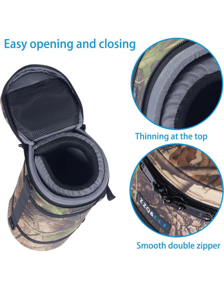 Bolsa de lente ZZQ&CCF para cámara Sony FE 400-800mm