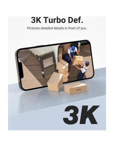 Cámara de Seguridad PoE ANNKE C500 3K con Audio y Visión Nocturna