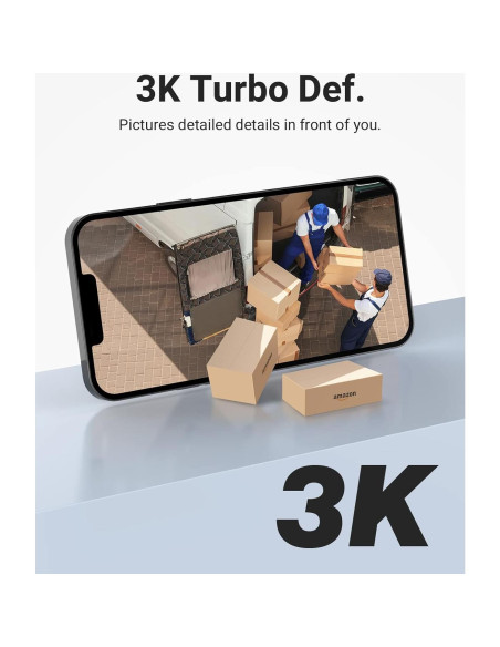 Cámara de Seguridad PoE ANNKE C500 3K con Audio y Visión Nocturna