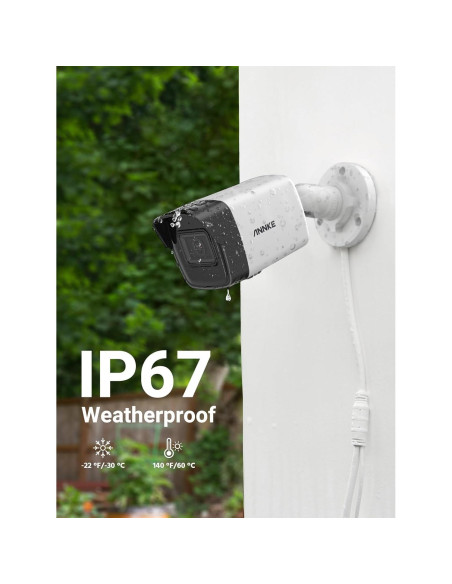 Cámara de Seguridad PoE ANNKE C500 3K con Audio y Visión Nocturna