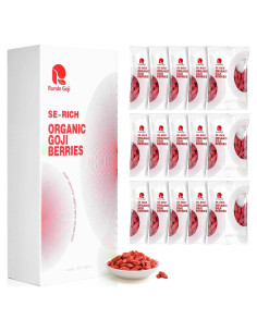 Bayas de Goji Secas Orgánicas Runde Goji 227g - Veganas y Naturales